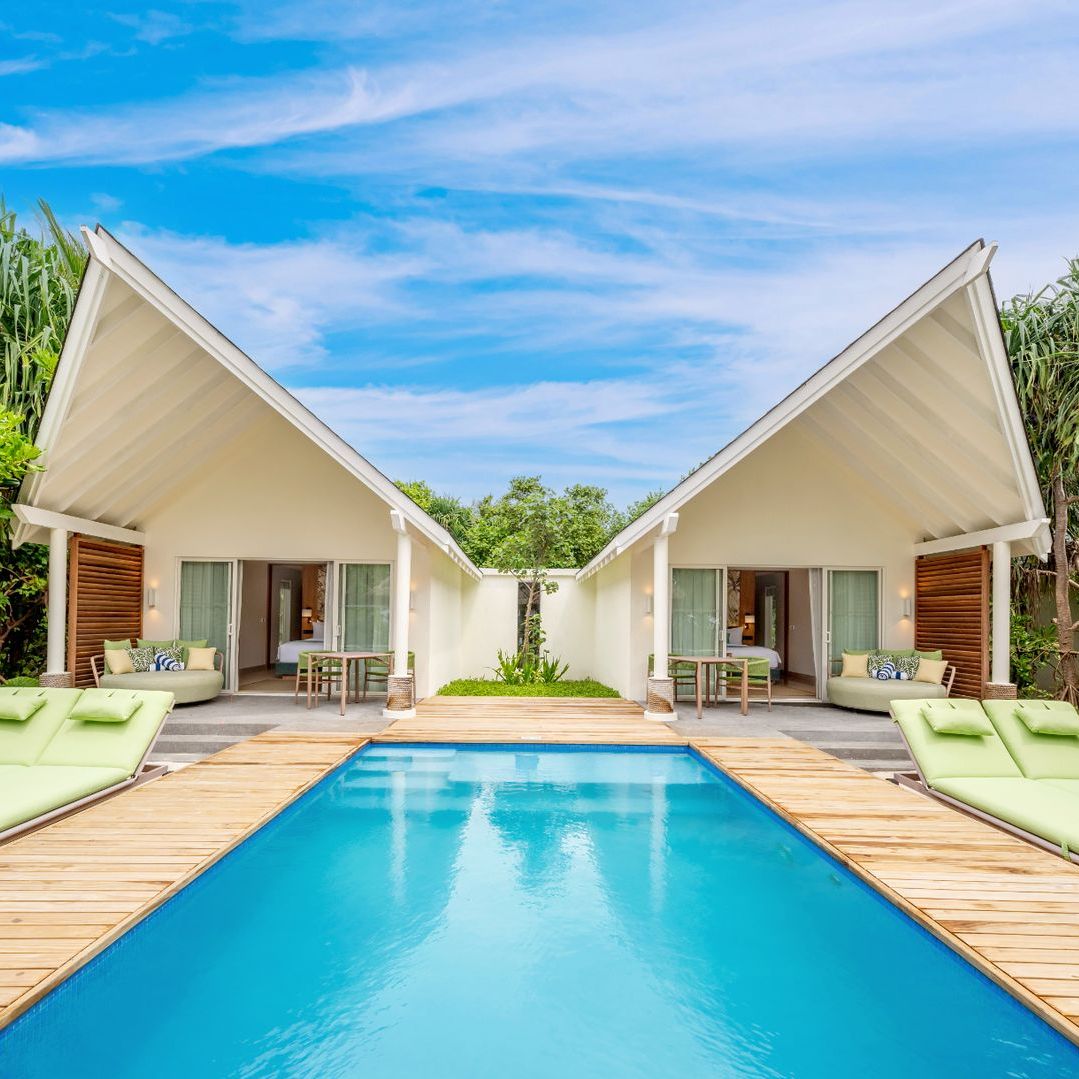 2 Bed Room Family Beach Villa with Pool